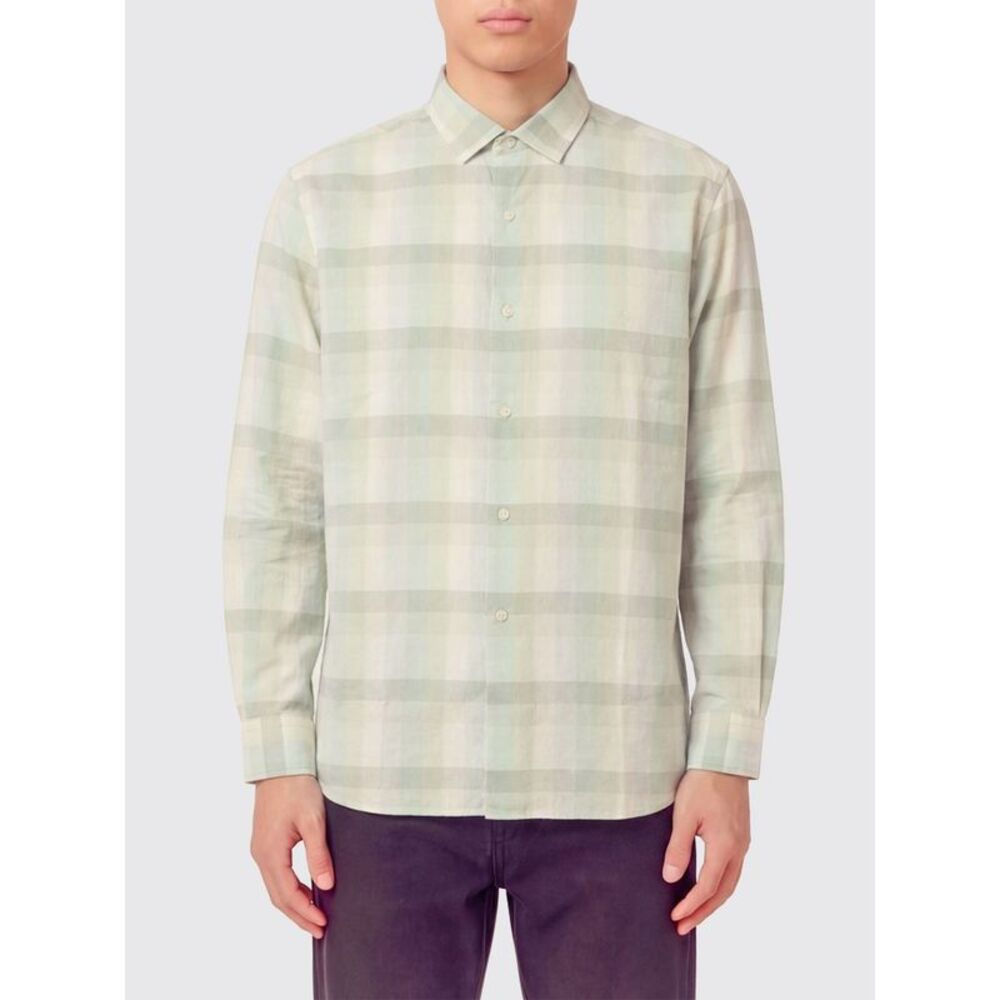 Nanamica Men Checked Cotton Blend Shirt Nanamica